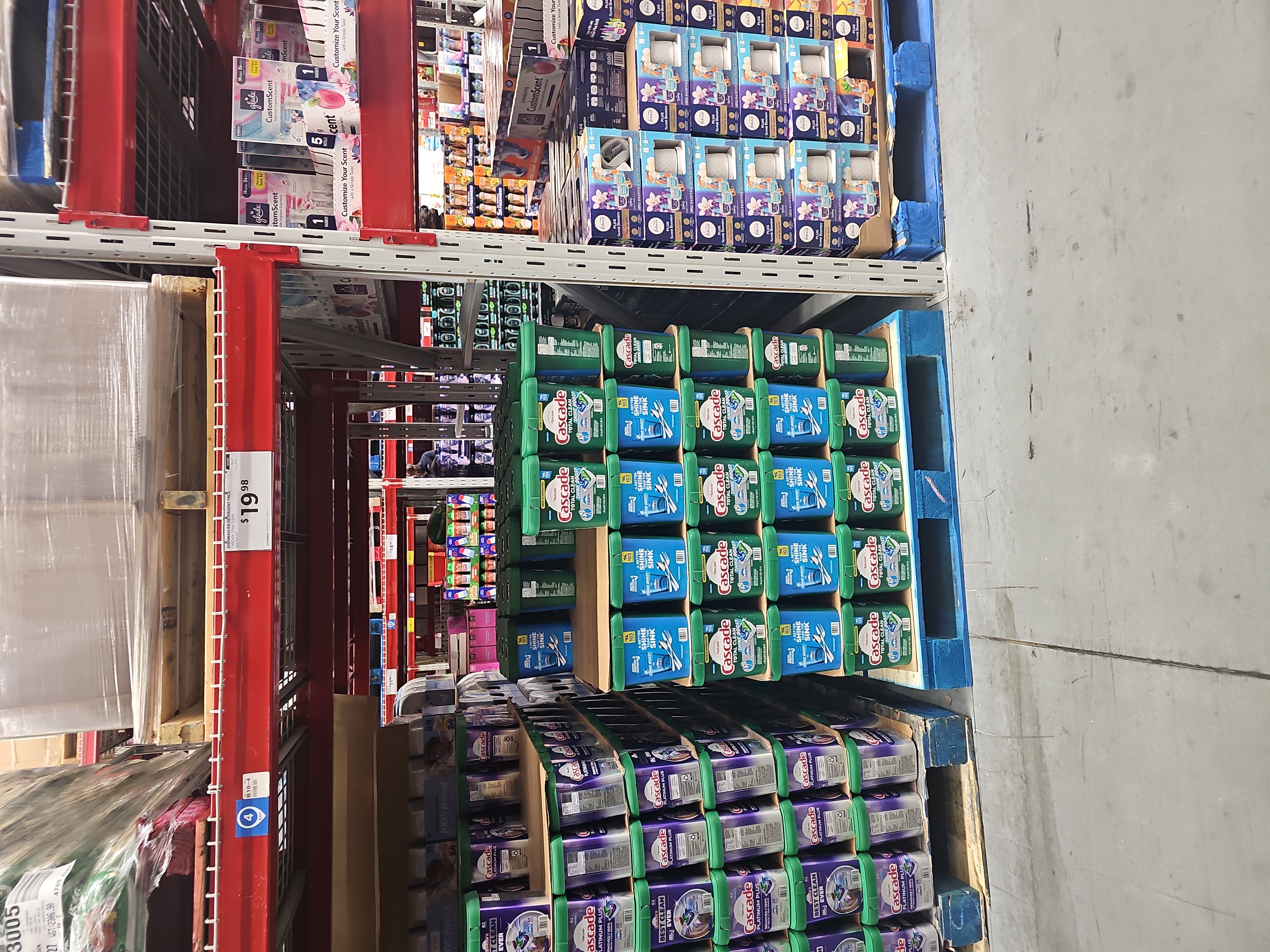 Cascade Dishwasher Pods Display