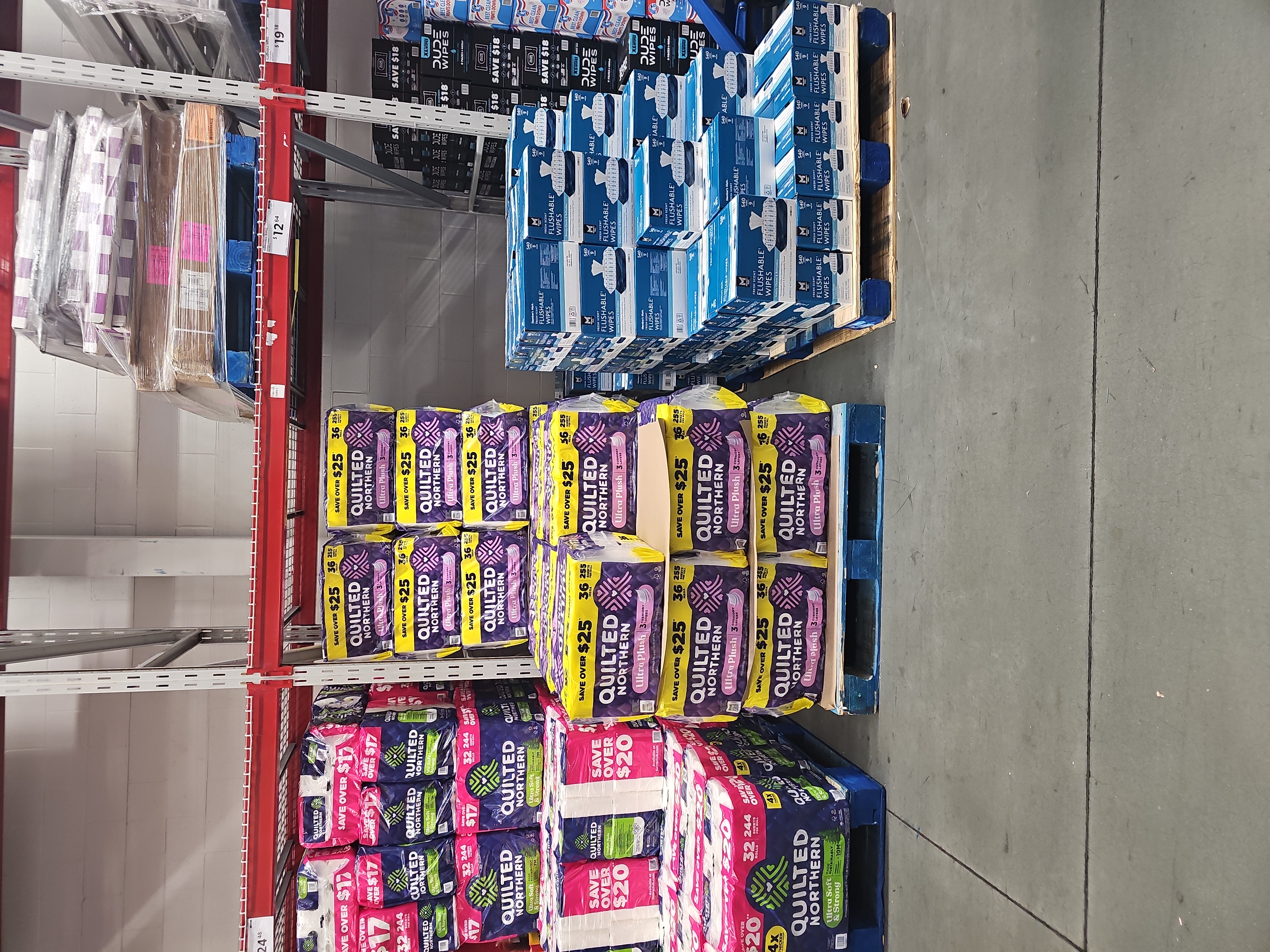 Quilted Northern Bath Tissue Display