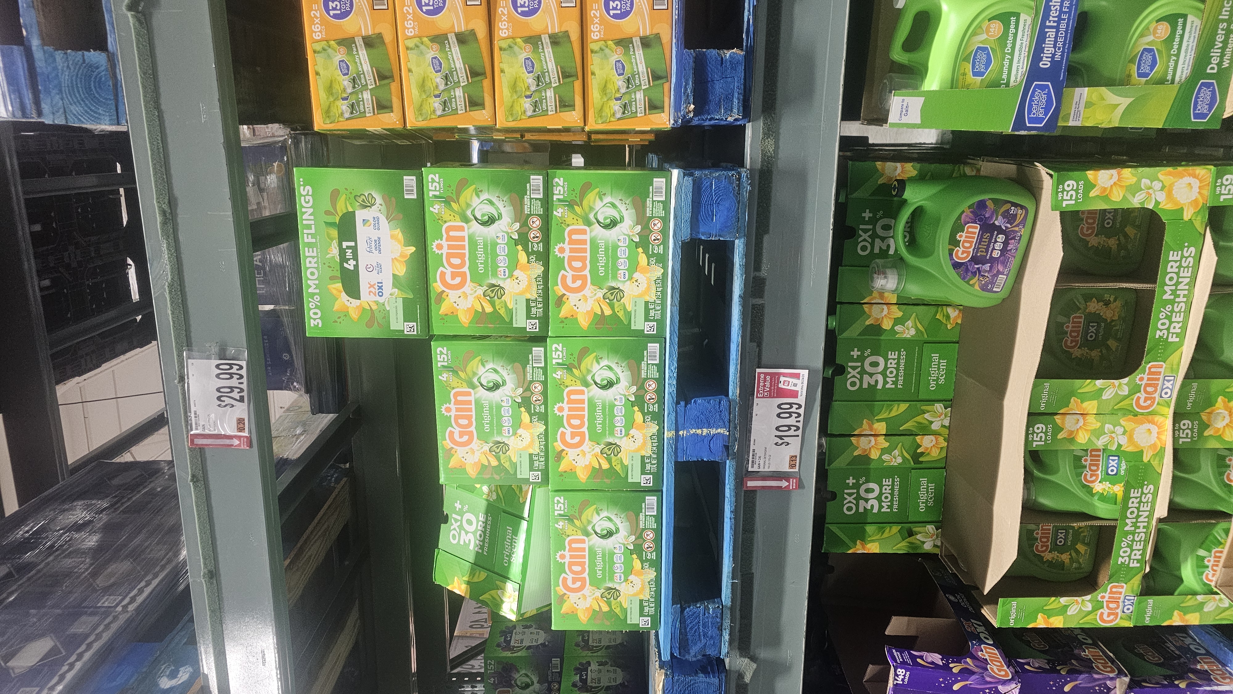 Gain Oxi Original Liquid Laundry Detergent (159 Loads)