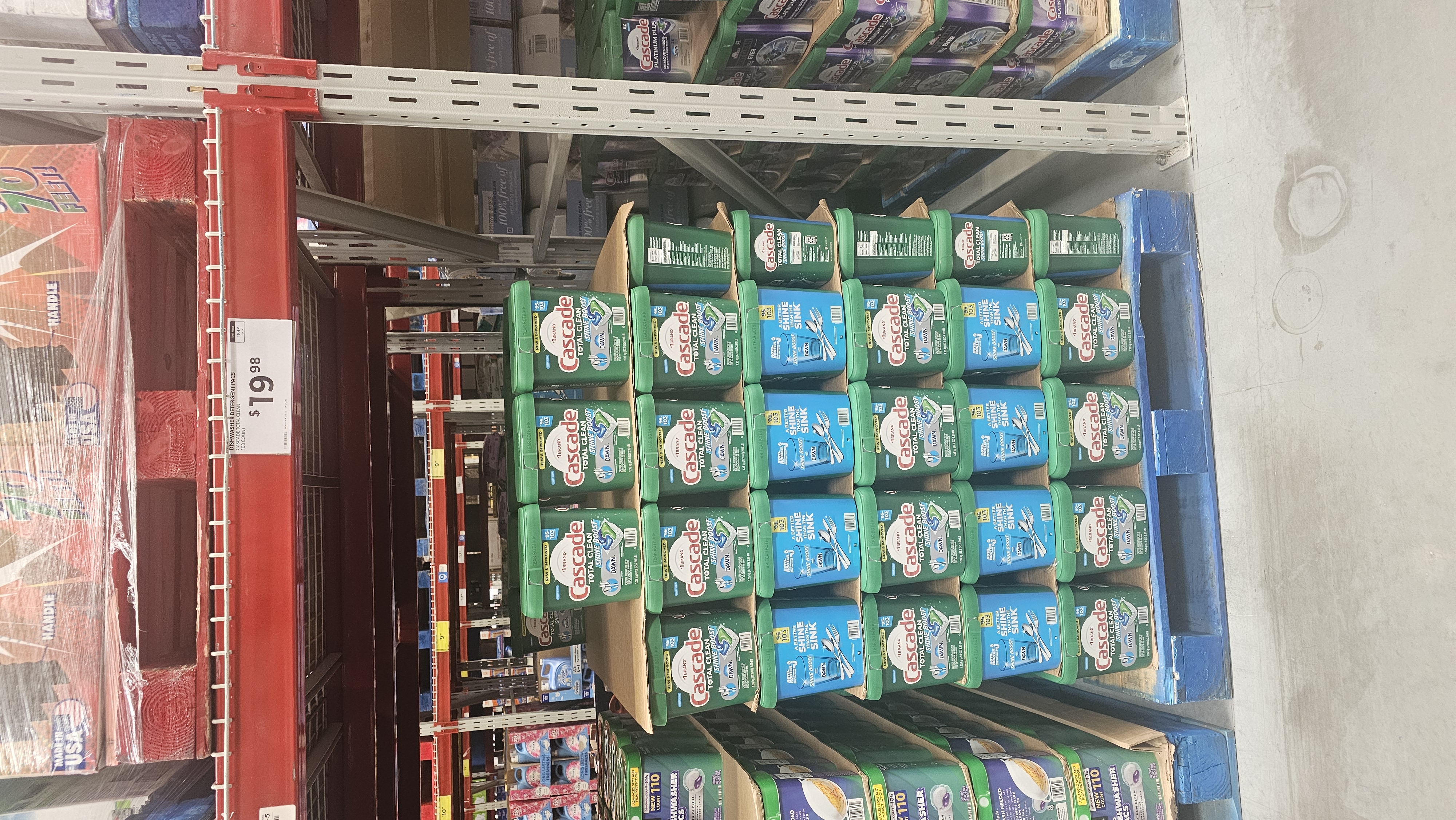 Cascade Total Clean Shine Boost — 103 count