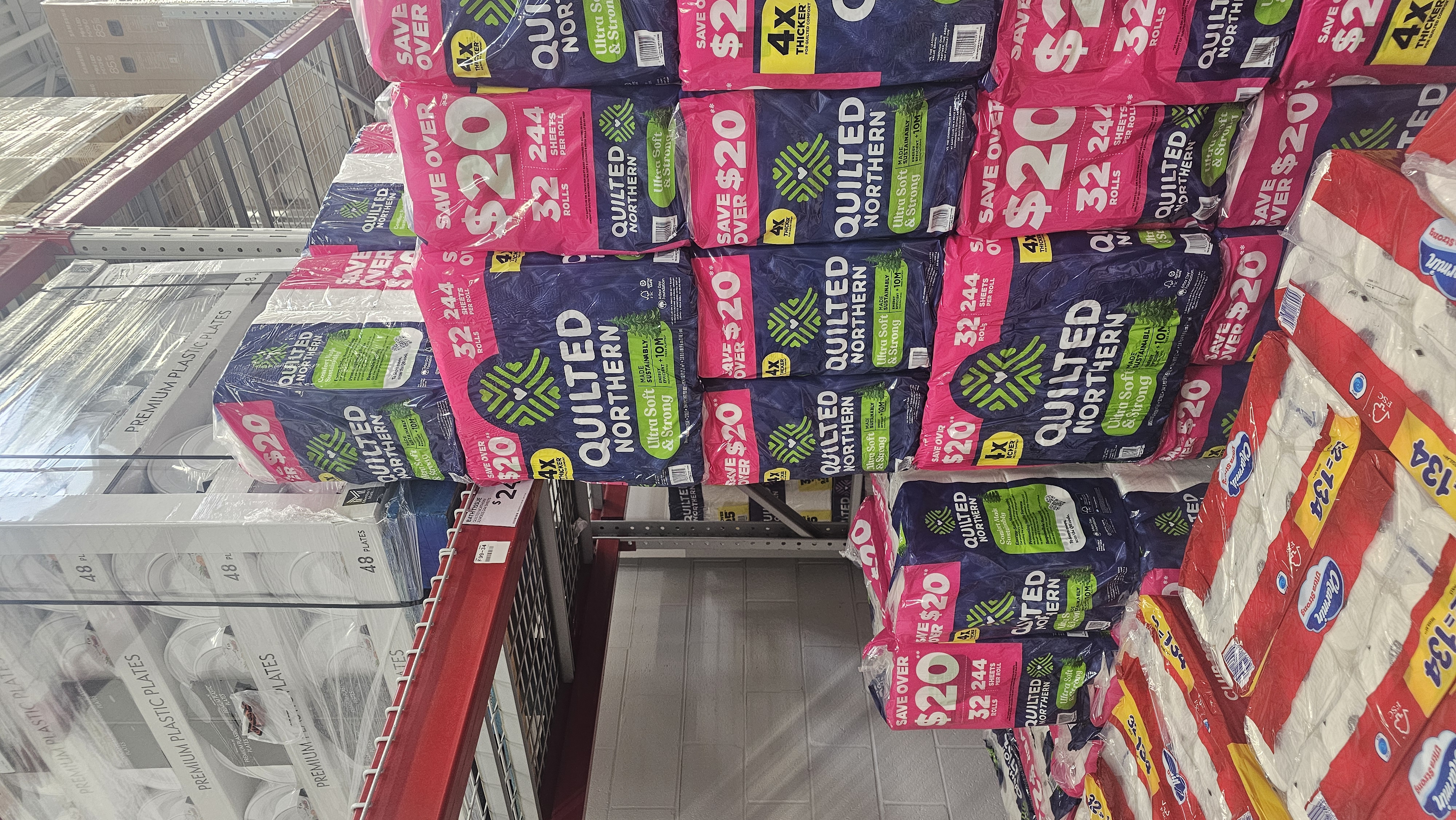 Quilted Northern bath tissue